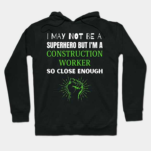 Construction worker Hoodie by Mdath